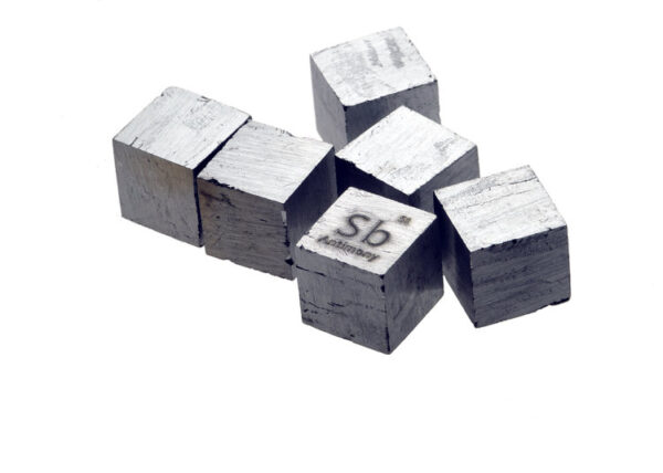 Antimony Metal Cube