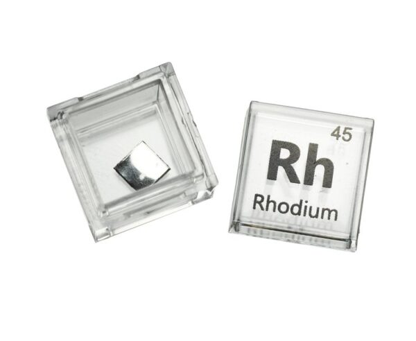 Rhodium Metal Cube 99.95% - Image 2