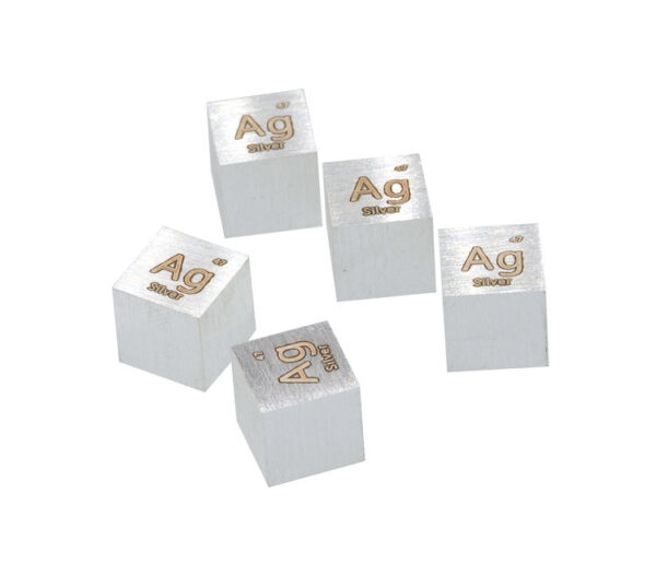 Silver Metal Cube 99.9%