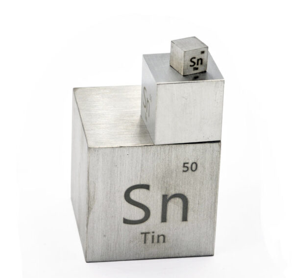Tin Metal Cube 99.9% - Image 2