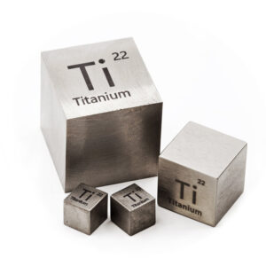 Titanium Metal Cube 99.5%