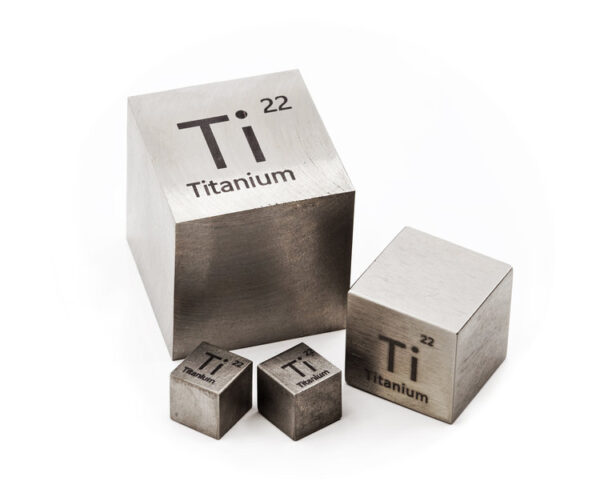 Titanium Metal Cube 99.5%